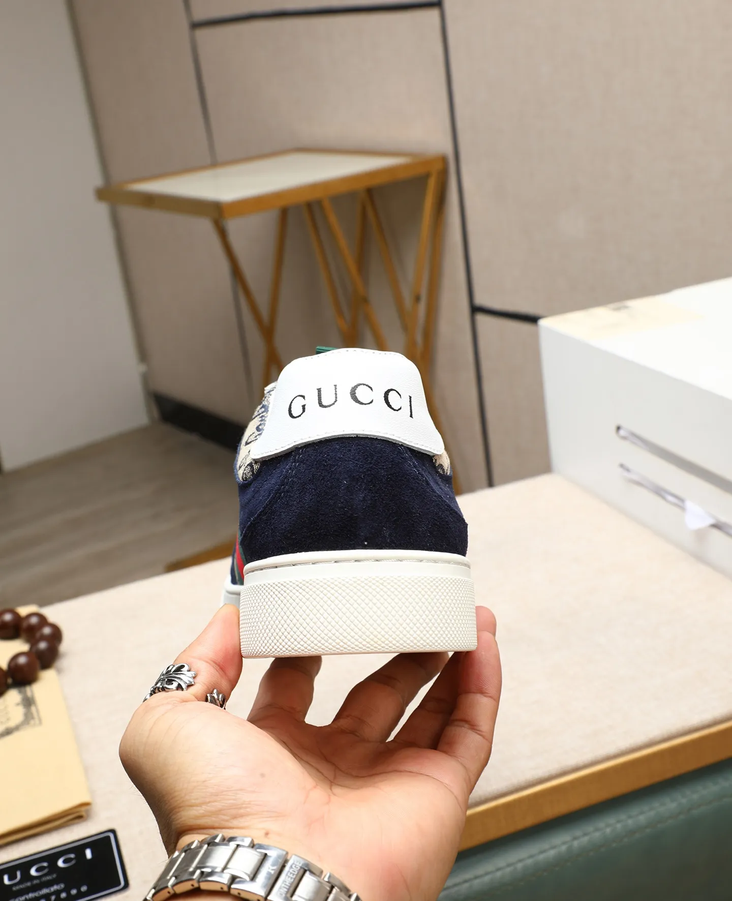 Men's men's shoes 💰440 GUCCI🔍🔍The latest model is on sale at the same time at the counter. Original calfskin imported from Italy, genuine leather lining, (high-end, noble, and classy) with exquisite workmanship. Sole: Original sole provided by the original factory, ⚠Exclusive double-layer movable molded sole super comfortable⚠, real shot 🎬The real thing is better🔍🔍"High quality·Follow the order" Code number 38-44